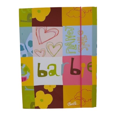 Cartellina 3 Lembi Con Elastico Barbie Planet Smile