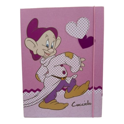 Cartellina 3 Lembi Con Elastico Sette Nani Cucciolo