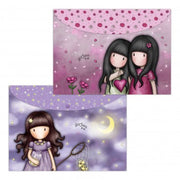 Set 2 Buste Con Bottone A4 Santoro Gorjuss Catch A Falling Star You Can Have Mine