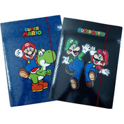 Cartellina 3 Lembi Con Elastico Super Mario – Fantasie Assortite