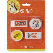 Set 4 Gomme Pigna Jannik Sinner
