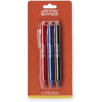 Set 3 Penne Cancellabili Pigna Jannik Sinner