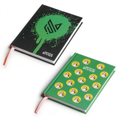 Diario 9 Mesi Jannik Sinner, Nero/verde