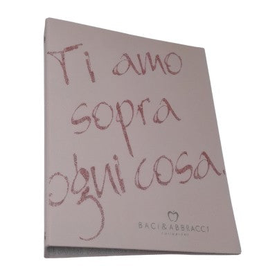 Raccoglitore 4 Anelli A4 Baci & Abbracci