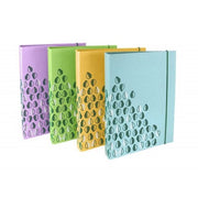 Cartella Buffetti I Love Green - 4 Anelli Tondi - Diametro 25 Mm - Colori Assortiti