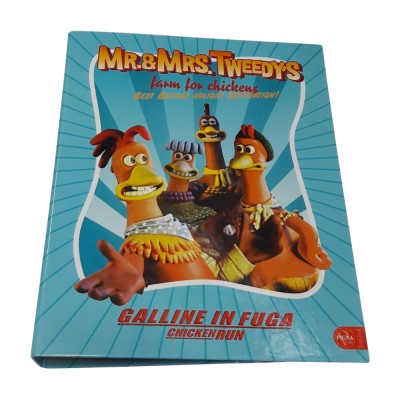 Raccoglitore 4 Anelli A4 Galline In Fuga