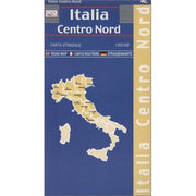 Italia Centro Nord Carta Stradale 1:850.000 Multilingua