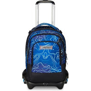 Seven Trolley Scuola Jack Detach 3 Ruote, Blu, Mapset Boy, 3 In 1