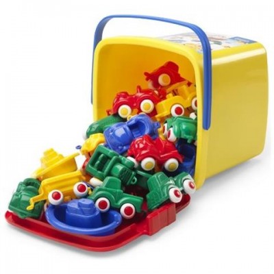 Vikingtoys - Secchiello Con 30 Macchinine Mini Chubbies 41111