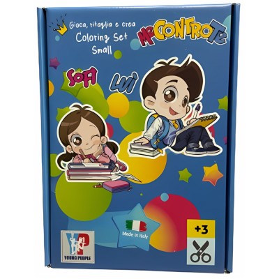 Coloring Set Small – Gioca, Ritaglia E Crea - Me Contro Te