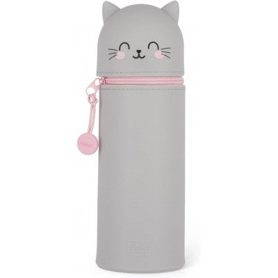 Astuccio Kawaii 2 In 1 Morbido Silicone - Legami - Kitty