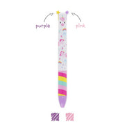 Penna A Due Colori - Click&clack - Unicorn