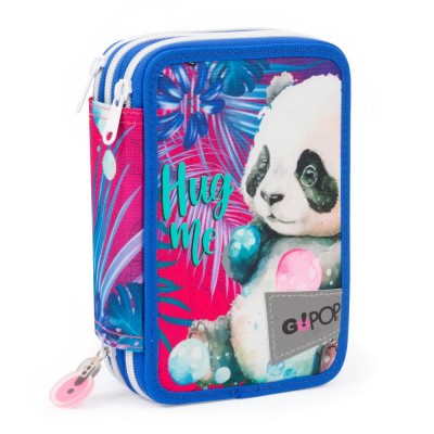 Astuccio 3 Zip Gopop Sweet Jungle