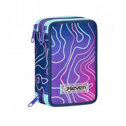 Astuccio 3 Zip Seven Mapset Girl
