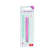 Set Di Due Refill Per Penna Gel - Lovely Friends Viola - Legami