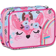 Sj Gang Astuccio Scuola Speed Pad, Rosa, Pinkhugs, Portapenne Mono Scomparto Con Plance Amovibili E Penne, Matite, Colori