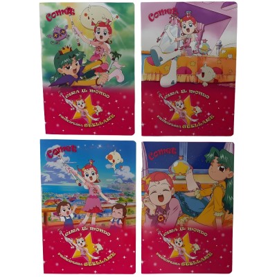 Kit 10 Maxi Quaderni Comet A4 Rigo A 80gr - 4 Fantasie Assortite