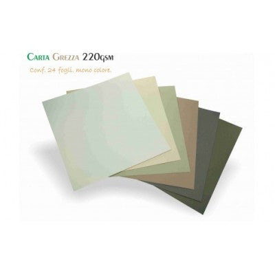 Wiler Carta Grezza 220g – 305x305mm – 24fg – Color Avorio