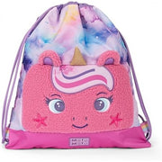 Mofu Mofu - Sacca Coulisse, Compatta E Versatile, Ideale Per Palestra, Scuola, Viaggi, Portamerenda, 34x42 Cm, Lilla