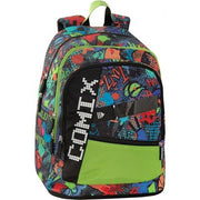Comix Bright - Zaino Scuola Con Ampi Scomparti, Chiusura A Zip E Spallacci Regolabili, 32x43hx23 Cm, 31 L
