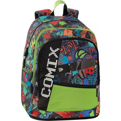 Comix Bright - Zaino Scuola Con Ampi Scomparti, Chiusura A Zip E Spallacci Regolabili, 32x43hx23 Cm, 31 L