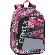 Comix Bright - Zaino Scuola Con Ampi Scomparti, Chiusura A Zip E Spallacci Regolabili, 32x43hx23 Cm, 31 L