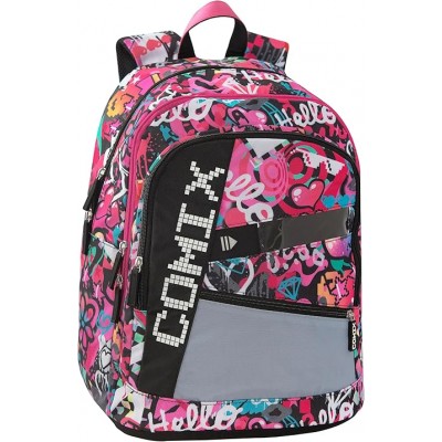 Comix Bright - Zaino Scuola Con Ampi Scomparti, Chiusura A Zip E Spallacci Regolabili, 32x43hx23 Cm, 31 L