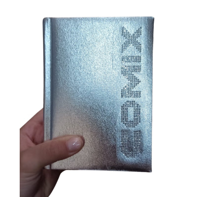 Comix 2024-2025. Agenda 16 Mesi Mini Special Edition Lycra Silver, 11,5x16h Cm