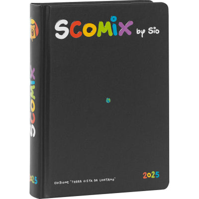 Diario Medium Comix 16 Mesi 2024/25 Scottecs By Sio Giornaliero Nero