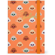 Legami - Agenda Giornaliera 2024-2025, 16 Mesi Medium, Settembre 24-dicembre 25, 12 X 18 Cm, Apricot Dogs