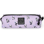 Legami - Astuccio, Chiusura A Zip, Realizzato Da Plastica Riciclata, Resistente, Pratico, 22x6 Cm - Panda