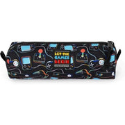 Legami - Astuccio, Chiusura A Zip, Realizzato Da Plastica Riciclata, Resistente, Pratico, 22x6 Cm - Game Lover