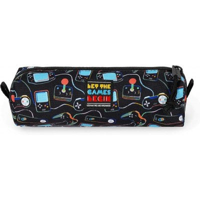Legami - Astuccio, Chiusura A Zip, Realizzato Da Plastica Riciclata, Resistente, Pratico, 22x6 Cm - Game Lover