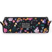 Legami - Astuccio, Chiusura A Zip, Realizzato Da Plastica Riciclata, Resistente, Pratico, 22x6 Cm - Wildflowers