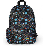 Legami - Zaino Viaggio Scuola 32 L, My Backpack, Foderato E Imbottito, 35 X 45 X 20 Cm - Game Lover