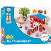 Stazione Dei Pompieri – Bigjigs Toys Rail Set