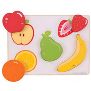Puzzle In Legno Frutta - Solleva E Guarda Bigjigs