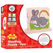 Puzzle Impilabile Creo Gli Animali - Bigjigs Toys