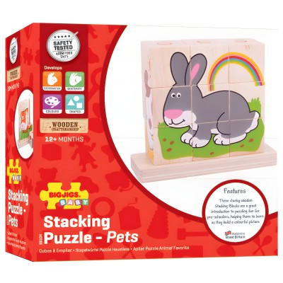 Puzzle Impilabile Creo Gli Animali - Bigjigs Toys