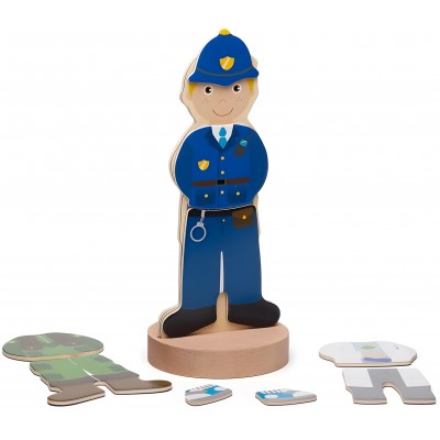Gioco Magnetico In Legno Le Professioni - Bigjigs Toys