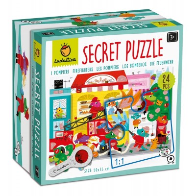 Secret Puzzle I Pompieri 24pz– Ludattica
