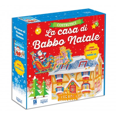 Libro Con Puzzle 3d La Casa Di Babbo Natale - Raffaello Ragazzi