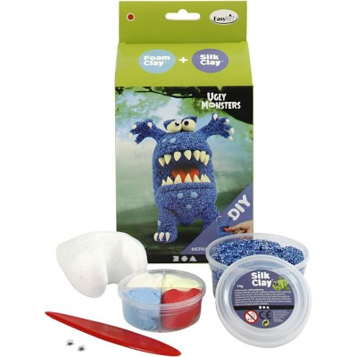 Diy Kit Funny Monster Blu – Set Creatività