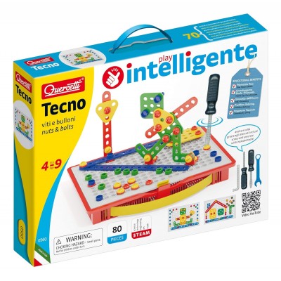 Quercetti Tecno Gioco Di Costruzioni, Viti E Bulloni - 0560