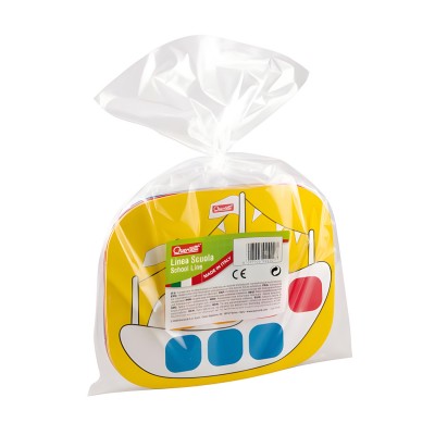 Sacchetto 36 Schede Fanta Color Baby Bottoni Quadri – Quercetti 2414