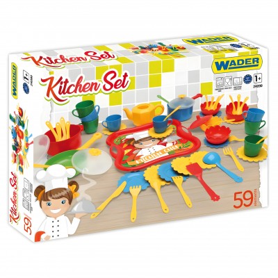 Servizio Da Cucina Kitchen Set 59 Pezzi – Wader