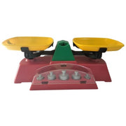 Bilancia A 2 Piatti Con 5 Pesi In Metallo - Cwr