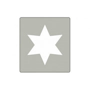 Fustella Acciaio Alta - Stella 140x152mm - Srd015