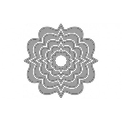 Fustella Sottile - Caleidoscopio 68x68mm - Pc1574