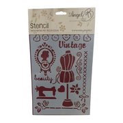 Stencil Vintage – Angel B